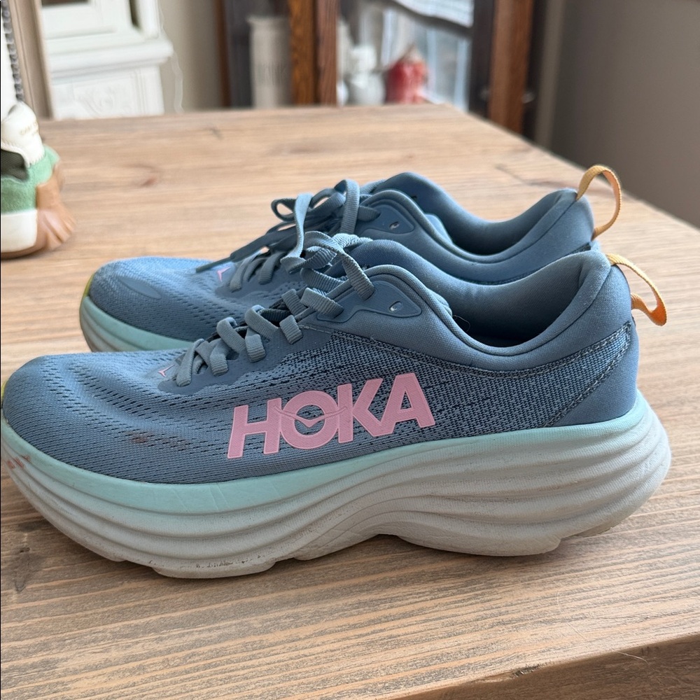 Hoka Sky Blue Athletic Sneakers - Picture 3 of 5
